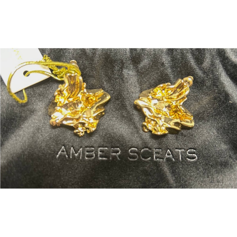 Amber Sceats Reese Earrings 24 k gold plating - Picture 6 of 16